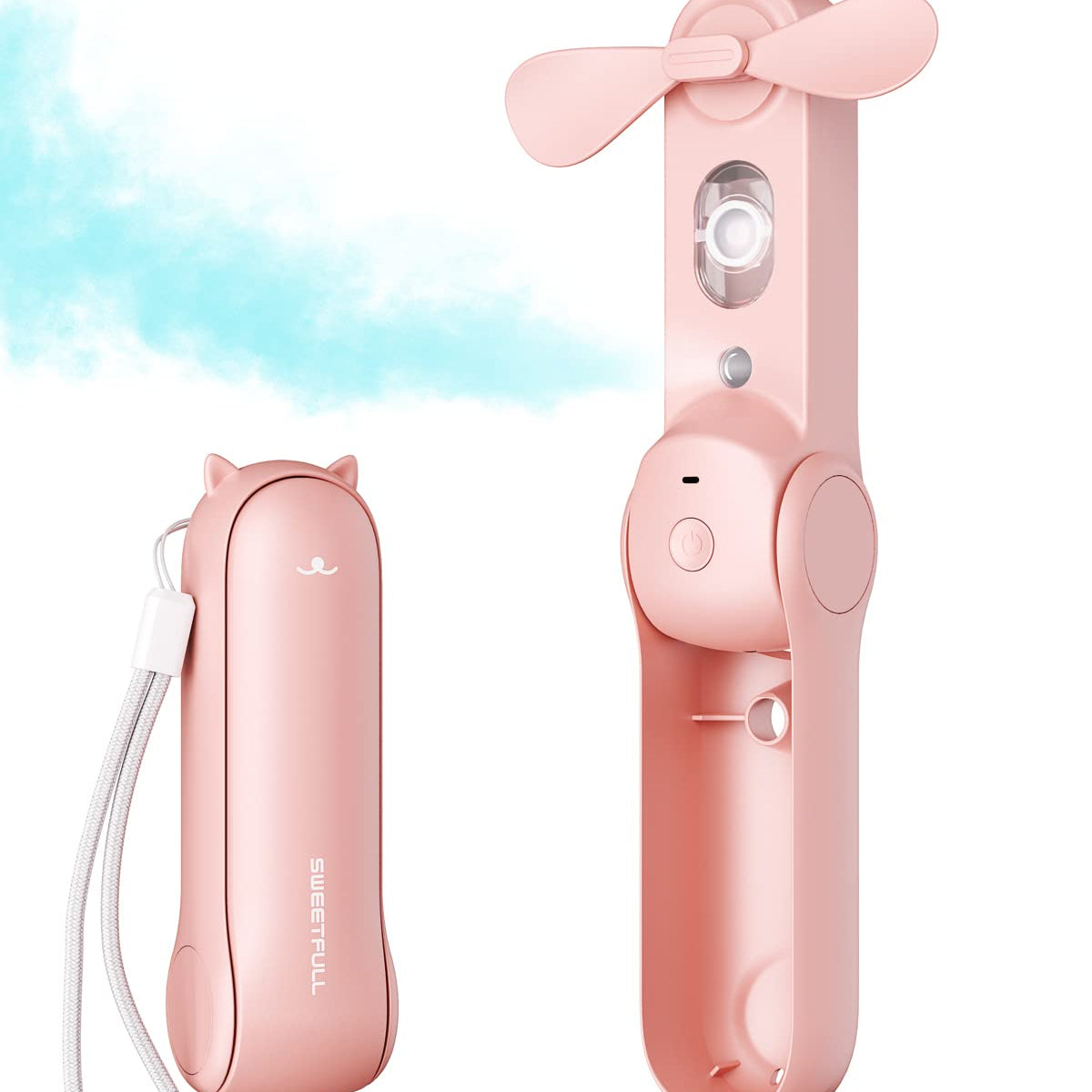 SWEETFULL Misting Fan Portable Handheld